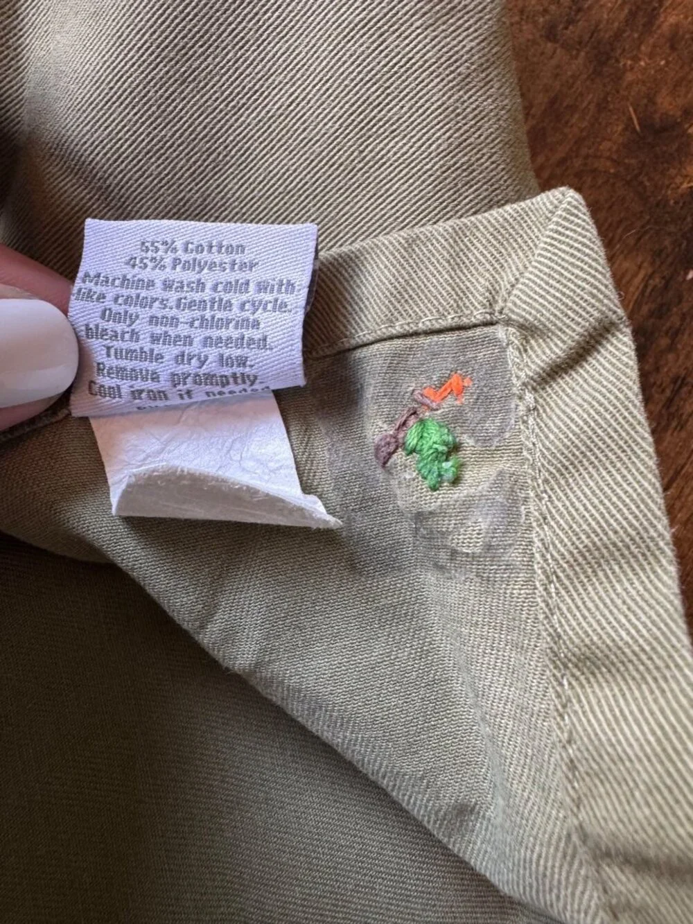 Custom Upcycled Napkin Set Fruit Button Embroidered Food Network Cloth Napkins